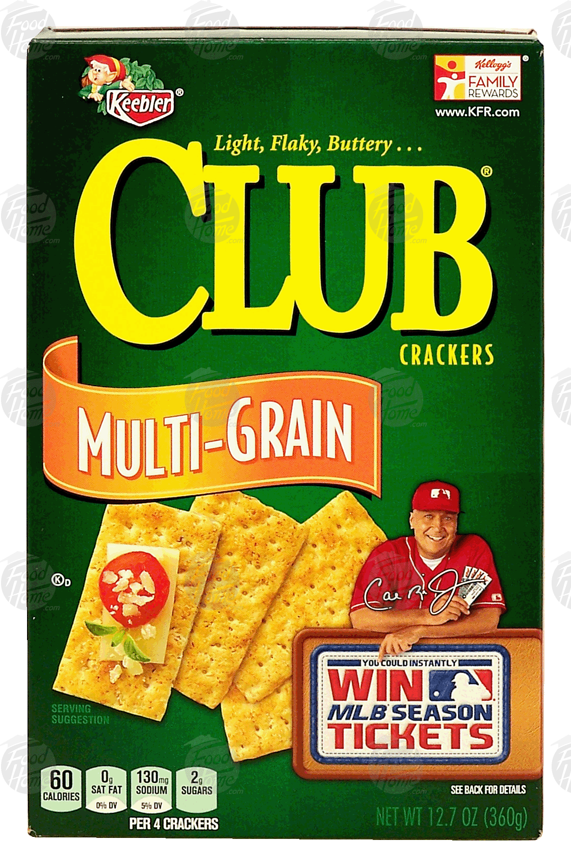 Keebler Club multi-grain snack crackers Full-Size Picture